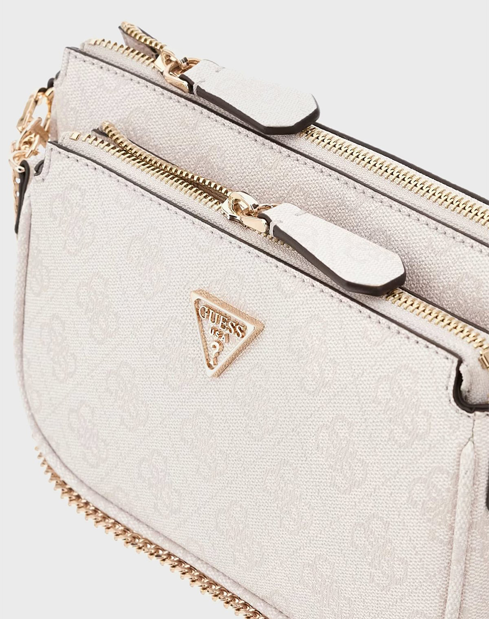 GUESS NOELLE II DBL POUCH CROSSBODY ДАМСКА ЧАНТА
