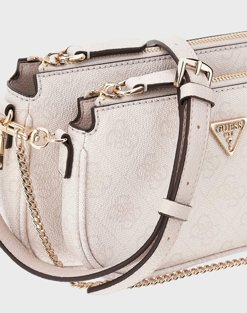 GUESS NOELLE II DBL POUCH CROSSBODY ДАМСКА ЧАНТА