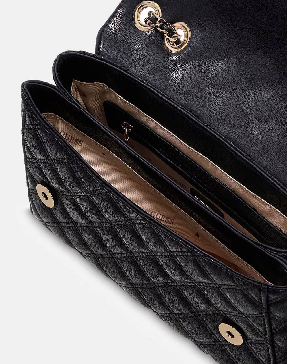 GUESS GIULLY II 2 COMP CNVRTBLE FLAP ДАМСКА ЧАНТА