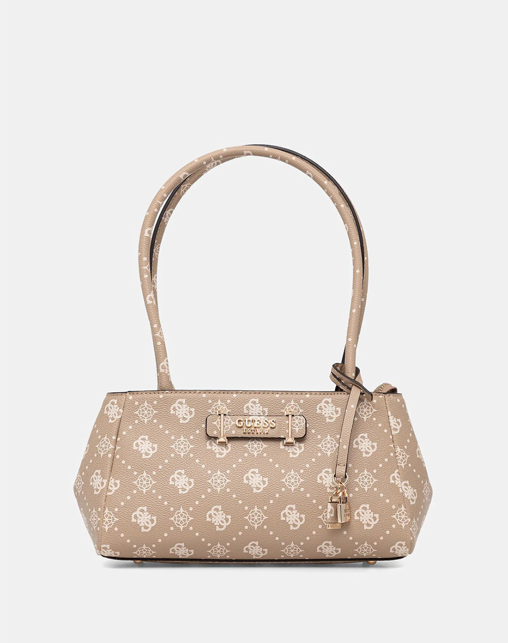 GUESS CARRIE LOGO GRLFND SHLDR STCHL ДАМСКА ЧАНТА