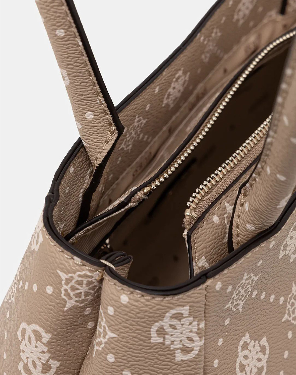 GUESS CARRIE LOGO GRLFND SHLDR STCHL ДАМСКА ЧАНТА