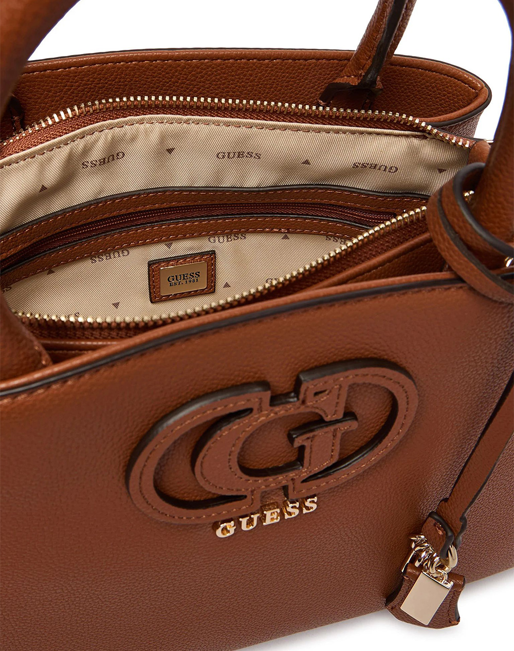 GUESS ISOLA 3 COMP SATCHEL ДАМСКА ЧАНТА