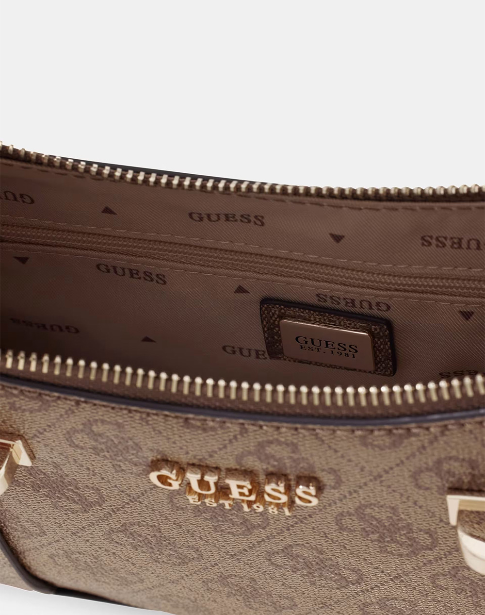 GUESS LEONA LOGO SHOULDER BAG ДАМСКА ЧАНТА