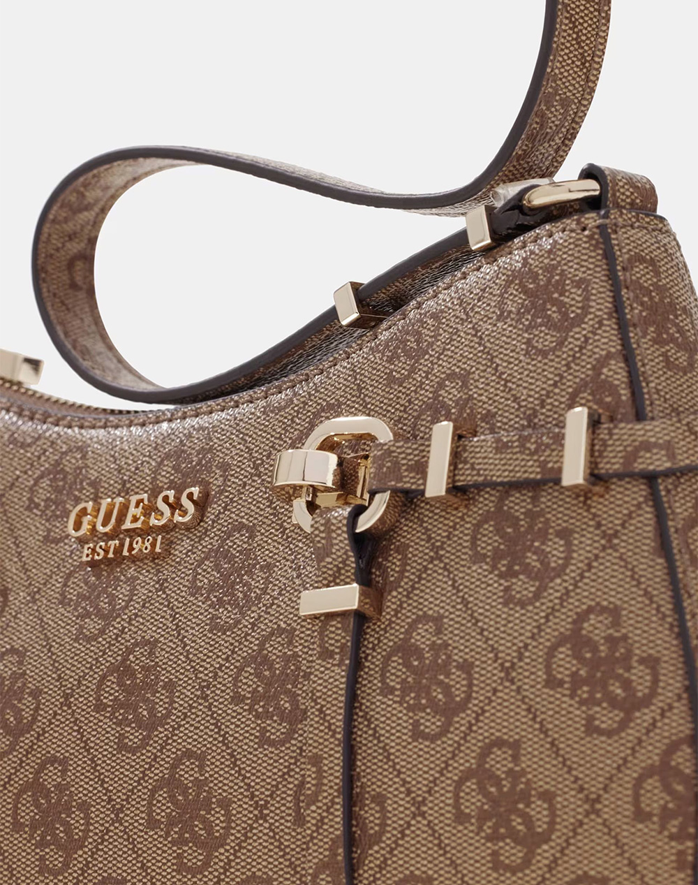 GUESS LEONA LOGO SHOULDER BAG ДАМСКА ЧАНТА