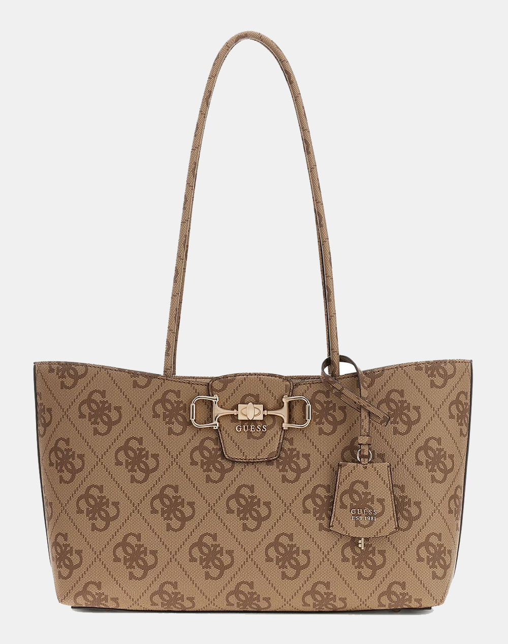 GUESS JANIE LOGO GIRLFRIEND CARRYALL ДАМСКА ЧАНТА