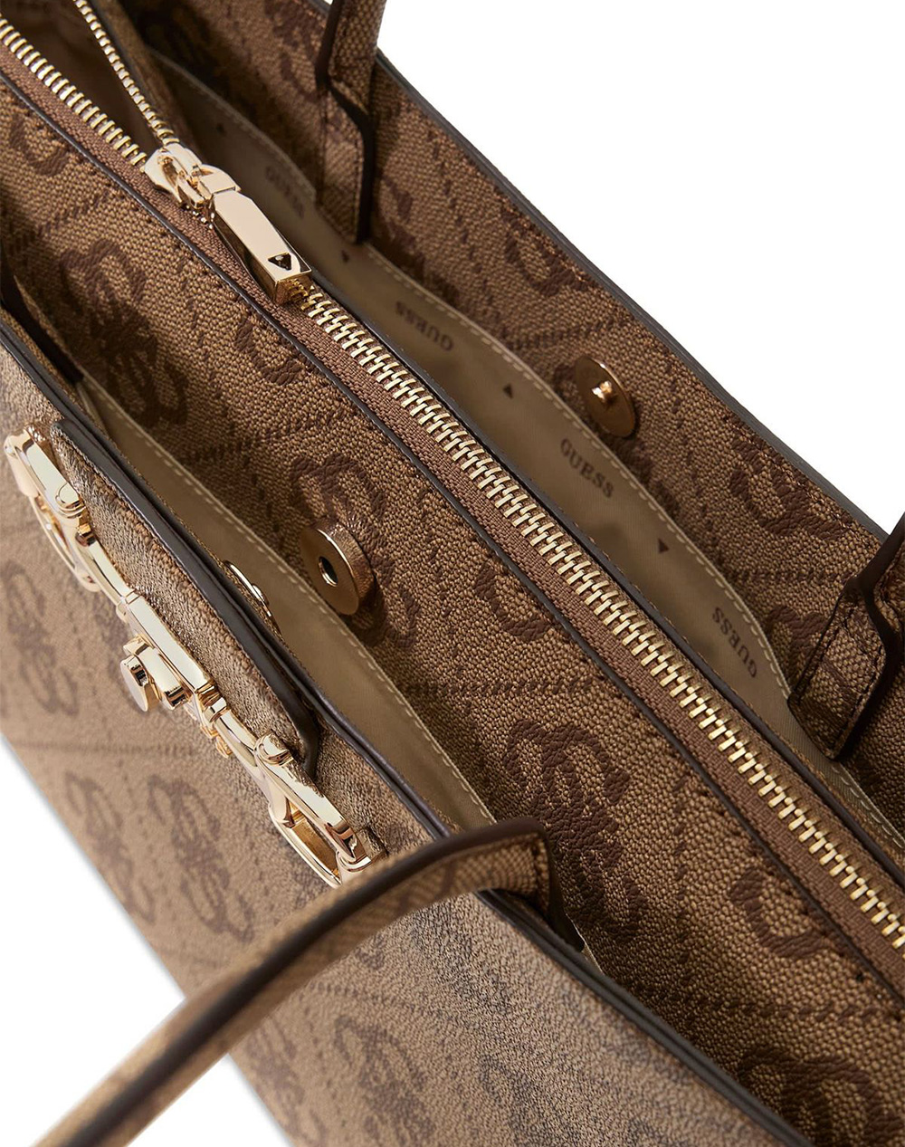 GUESS JANIE LOGO GIRLFRIEND CARRYALL ДАМСКА ЧАНТА
