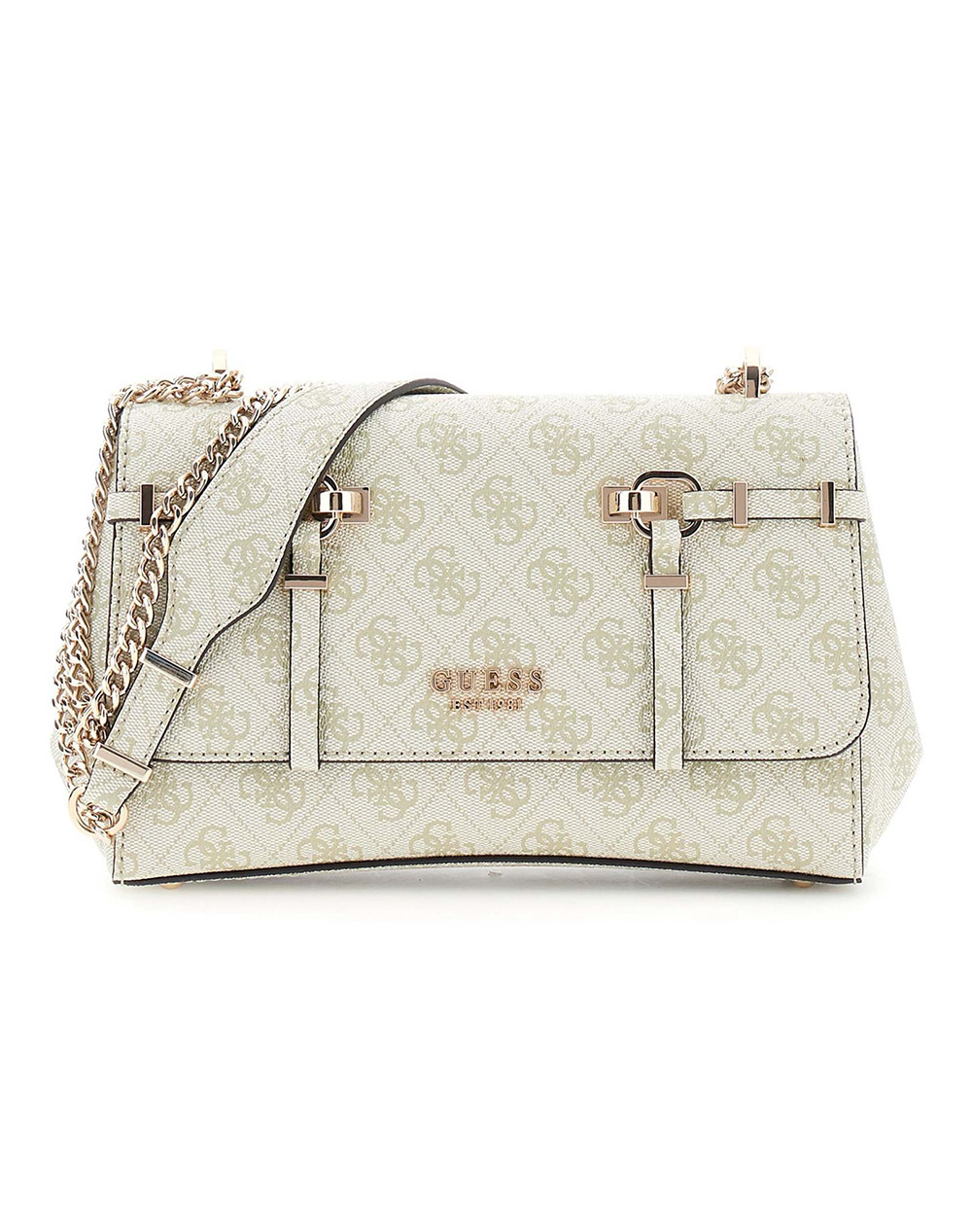 GUESS LEONA LOGO CONVRTBL XBODY FLAP ДАМСКА ЧАНТА