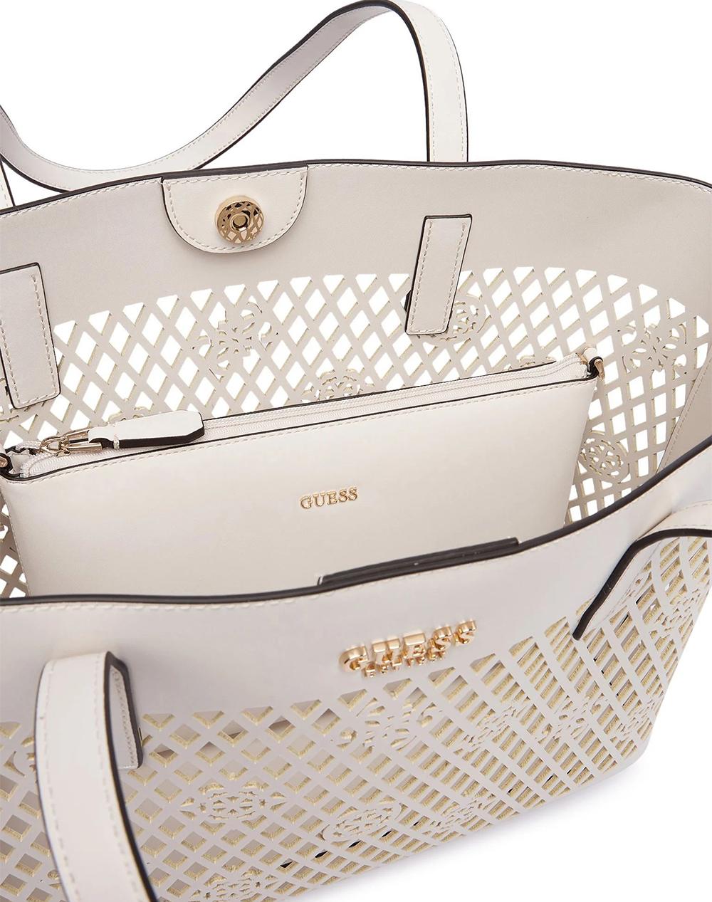 GUESS LETTY 2 IN 1 TOTE ДАМСКА ЧАНТА