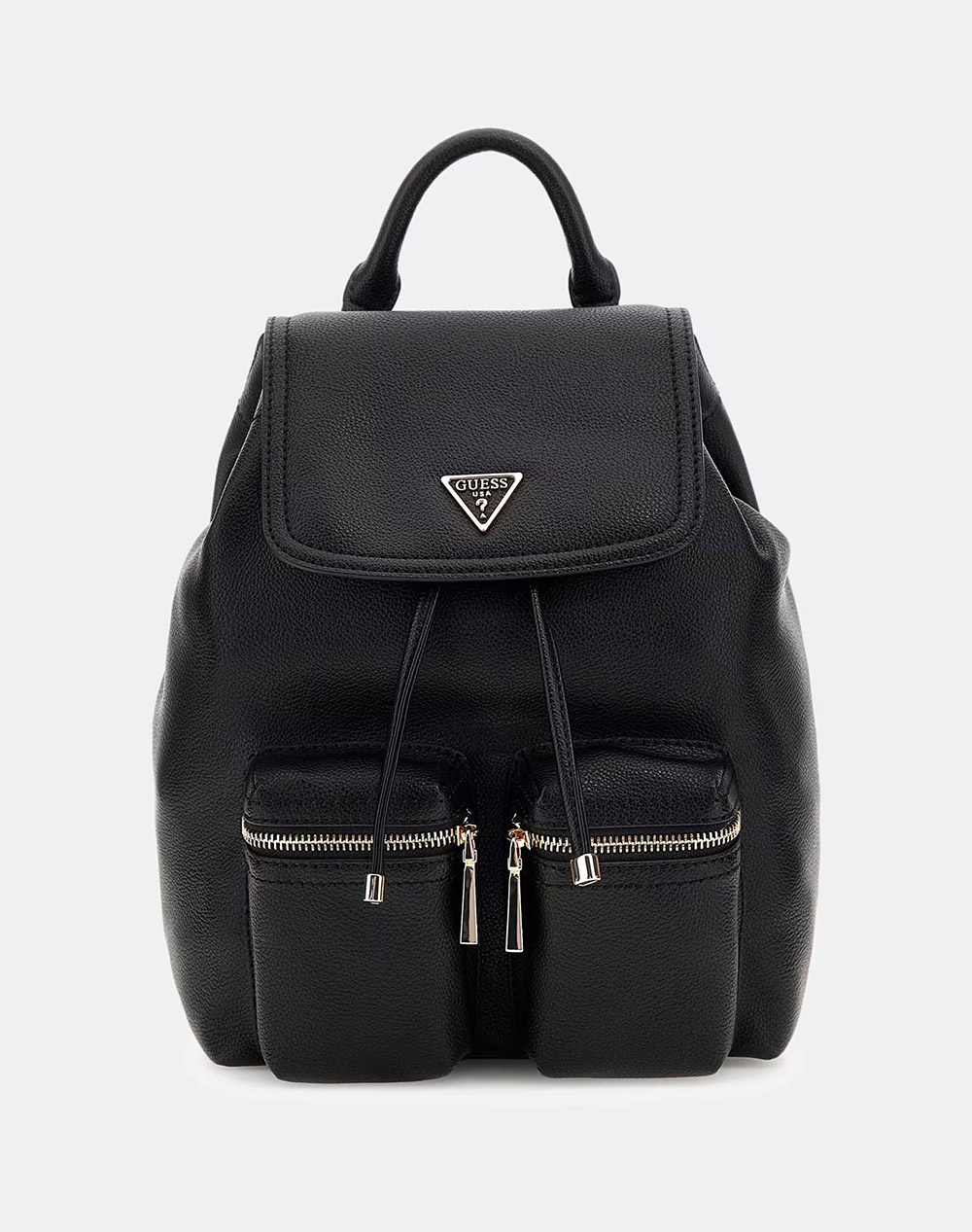 Guess manhattan ii flap backpack дамска чанта female чанта черно