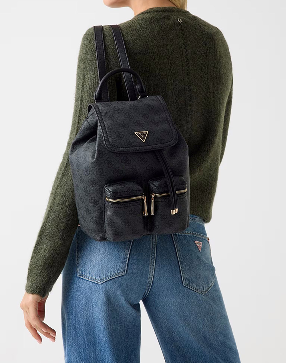 GUESS MANHATTAN II FLAP BACKPACK ДАМСКА ЧАНТА
