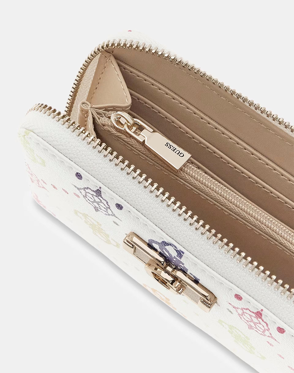 GUESS EMELIE LOGO SLG MED ZIP AROUND Дамско портмоне