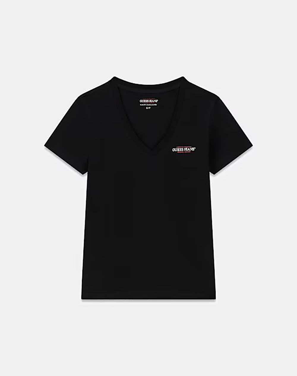 GUESS JEANS GJ SS VN SLIM MINI AMERICA TEE WOMENS BLOUSE