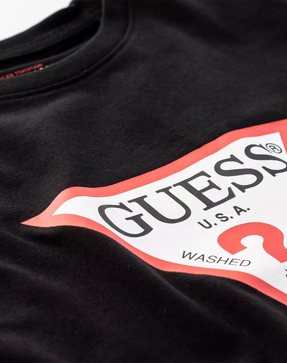 GUESS JEANS GJ SS CN SLIM ICONIC TEE WOMENS BLOUSE