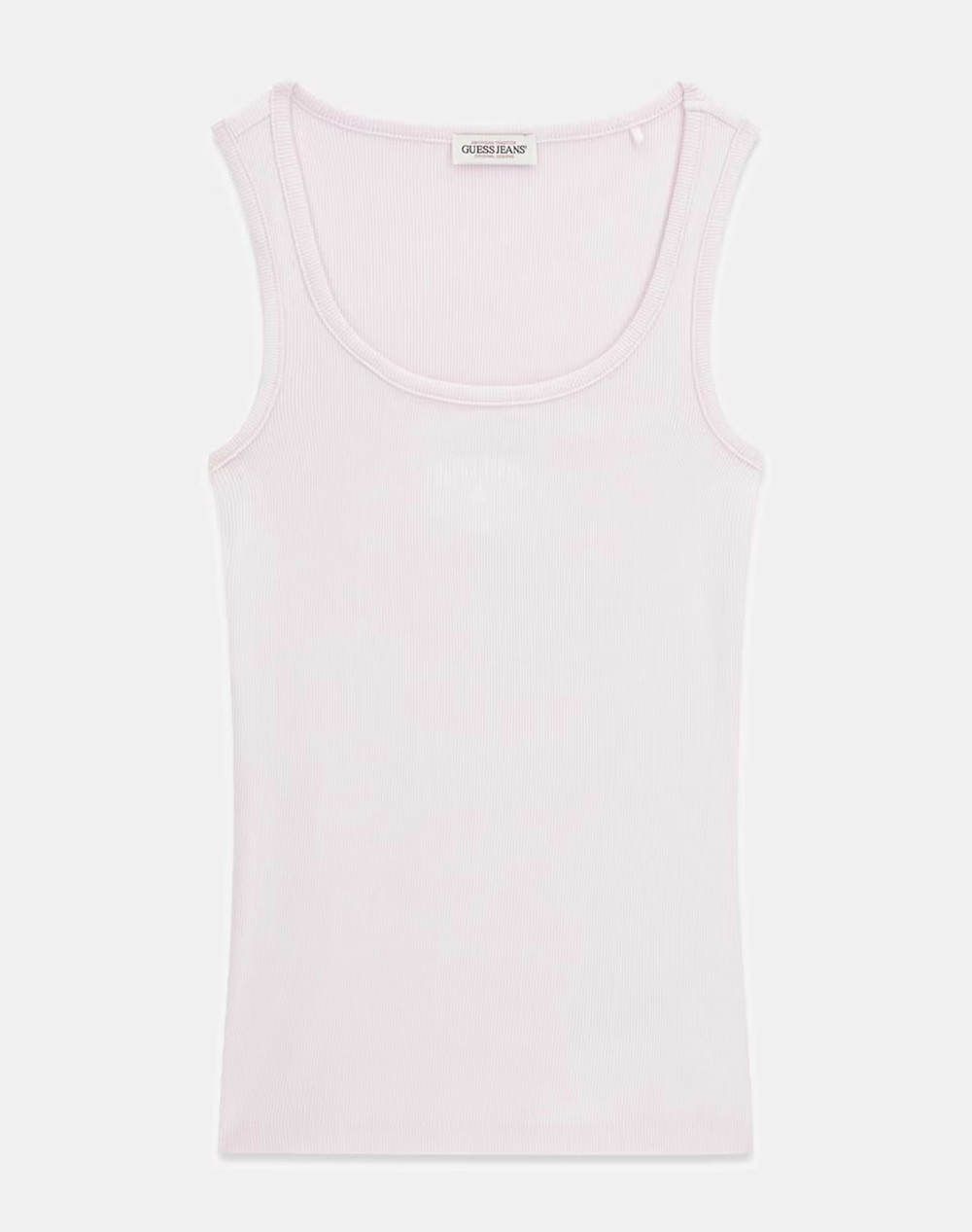 GUESS JEANS GJ RIB EMBRO TANK TOP WOMENS BLOUSE