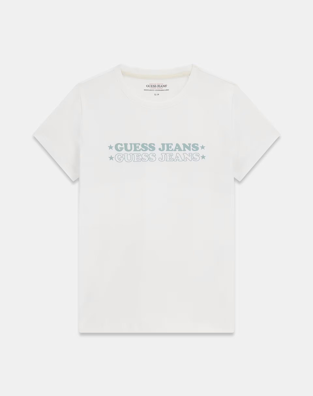 GUESS JEANS GJ SS CN REG PRINT STAR TEE WOMENS BLOUSE