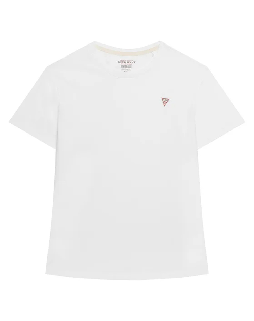 GUESS JEANS GJ SS CN REG MINI TRIANGLE TEE WOMENS BLOUSE