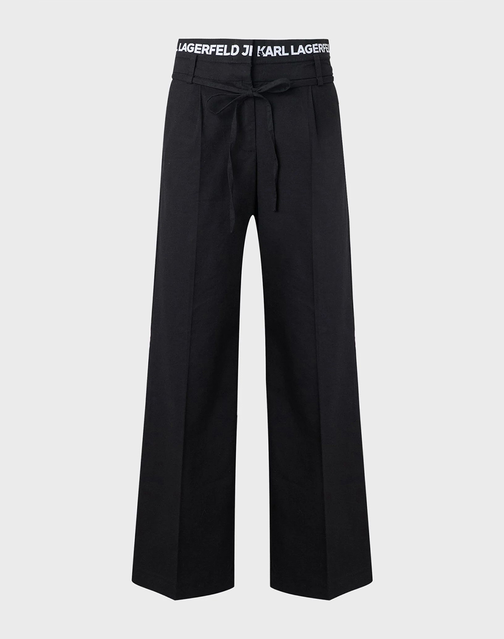 KARL LAGERFELD JEANS KLJ PLEATED LOGO PANT