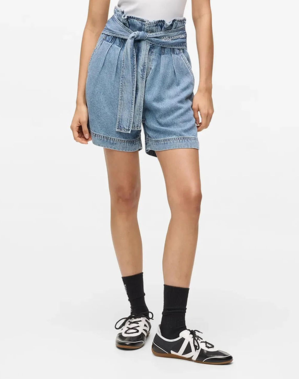 KARL LAGERFELD JEANS KLJ HR DENIM BELT SHORT