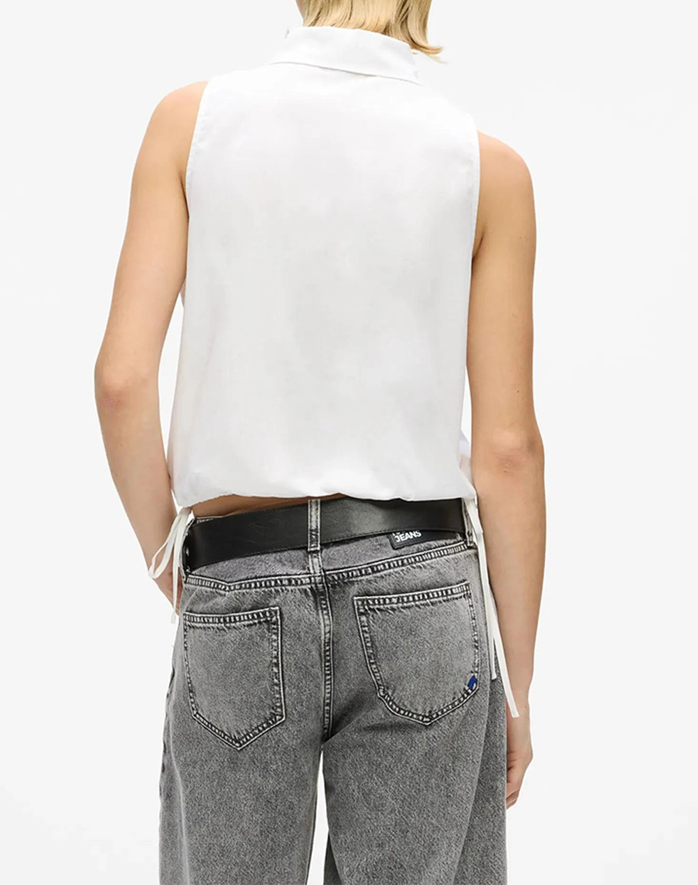 KARL LAGERFELD JEANS KLJ SLEEVELESS BLOUSE