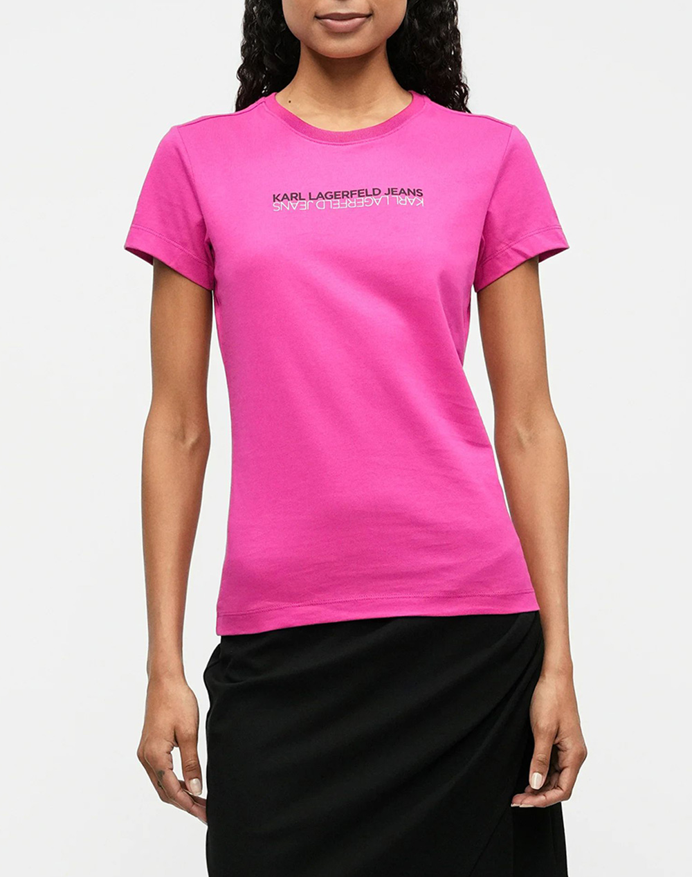 KARL LAGERFELD JEANS KLJ SLIM SS REFLECTION TEE