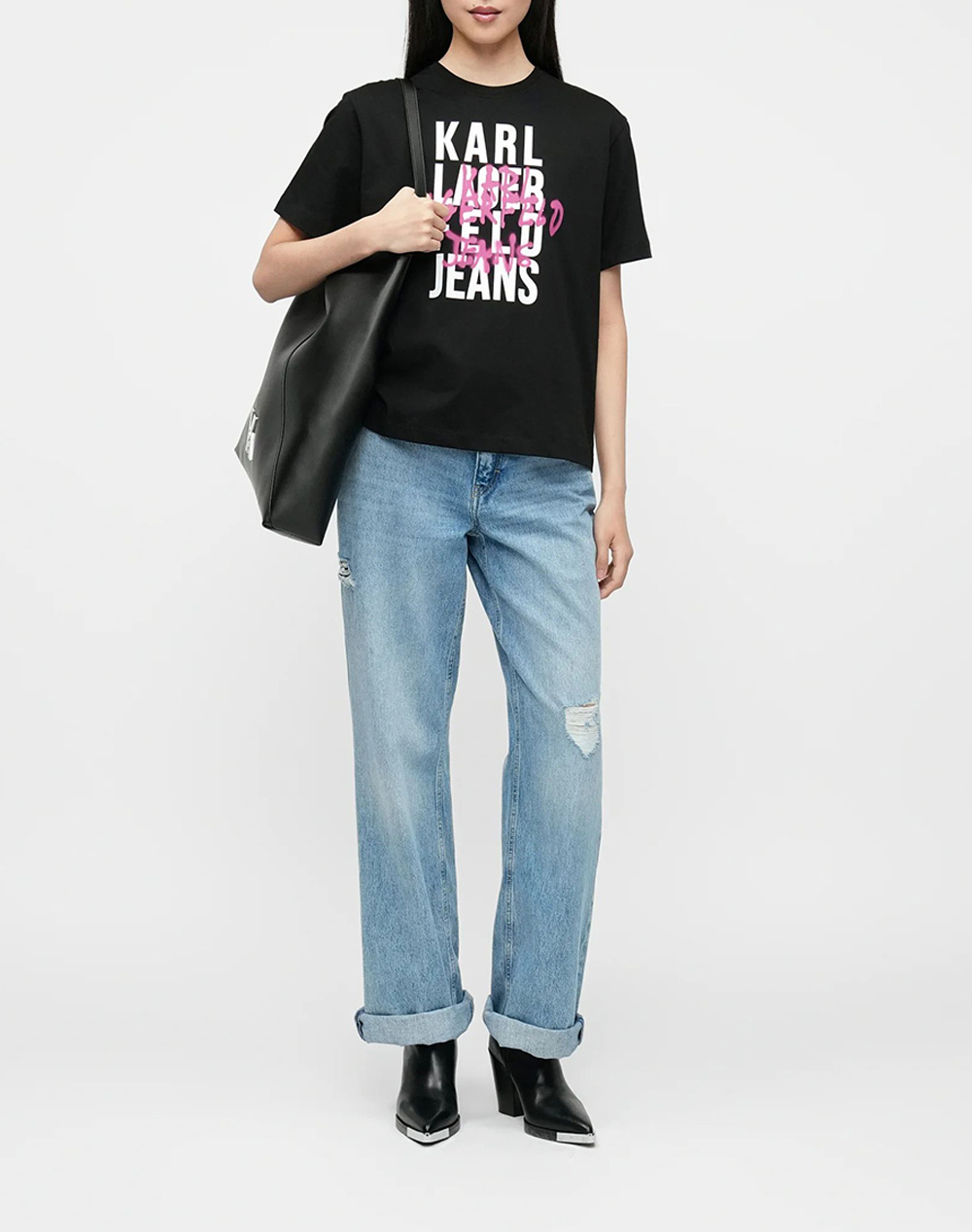 KARL LAGERFELD JEANS KLJ REG GRAFFITI LOGO