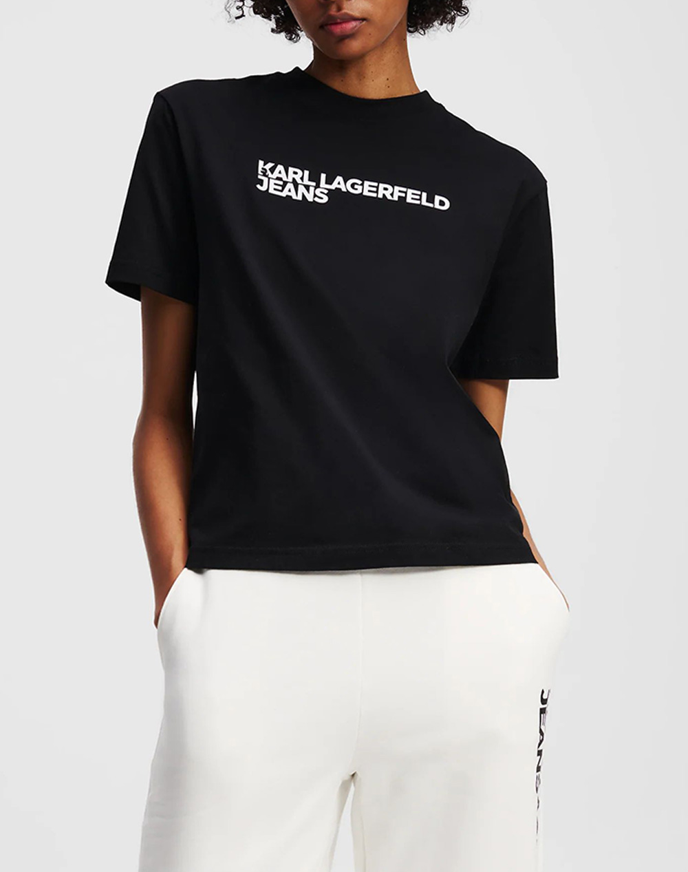 KARL LAGERFELD JEANS KLJ REG SS ESSENTIAL TEE