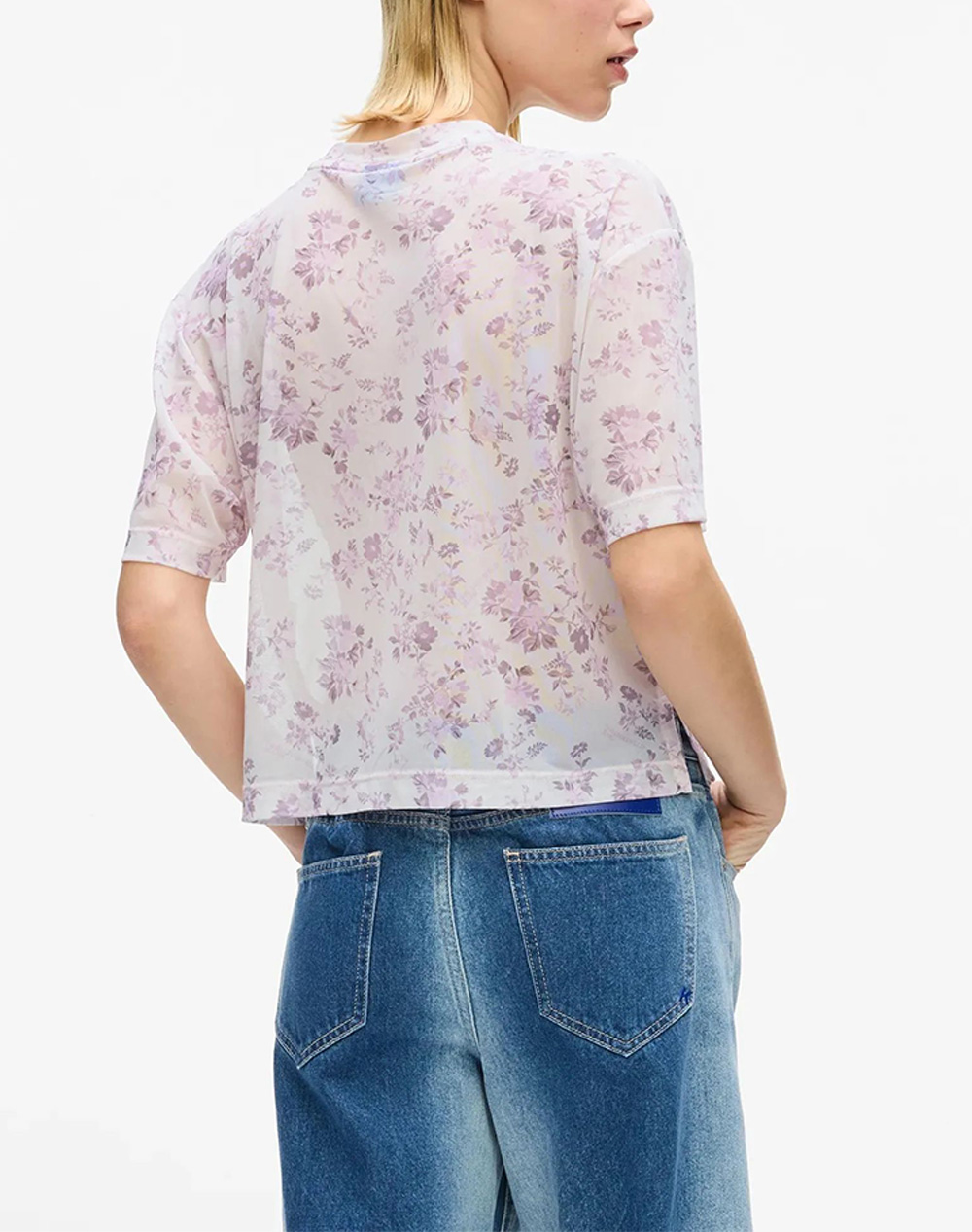 KARL LAGERFELD JEANS KLJ MESH AOP TEE