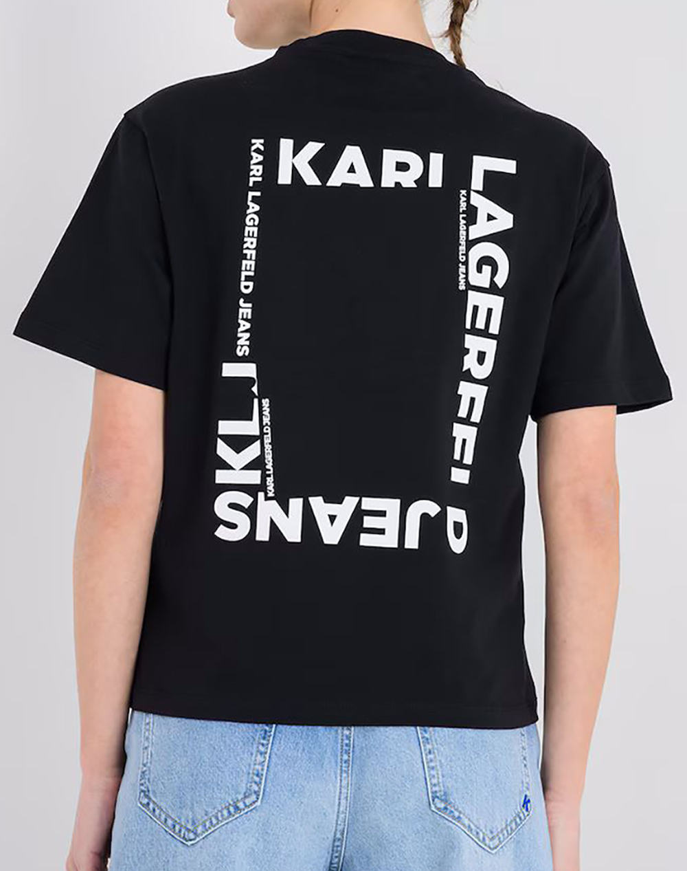 KARL LAGERFELD JEANS KLJ REG SS FRAME TEE