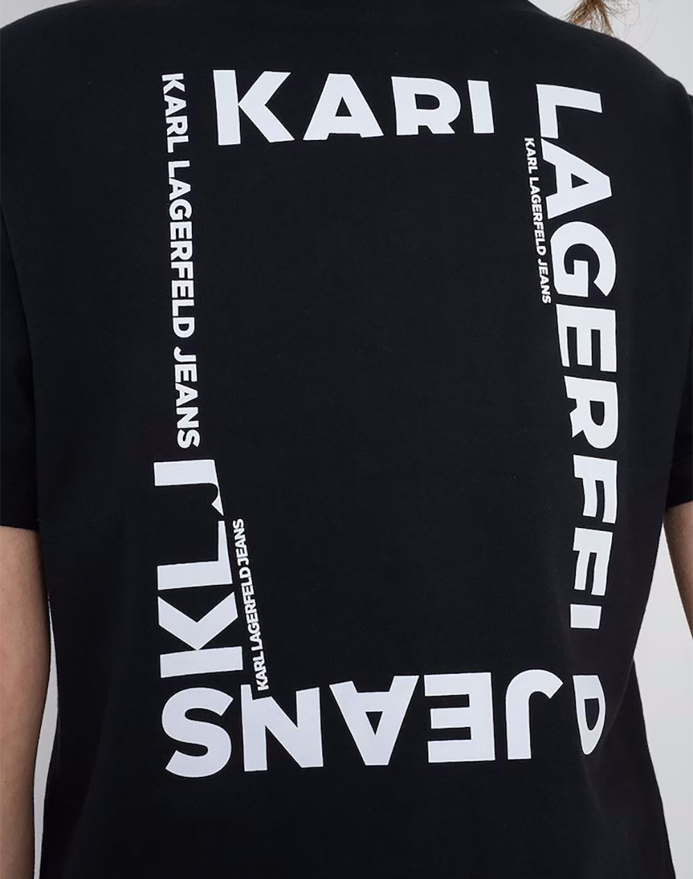 KARL LAGERFELD JEANS KLJ REG SS FRAME TEE