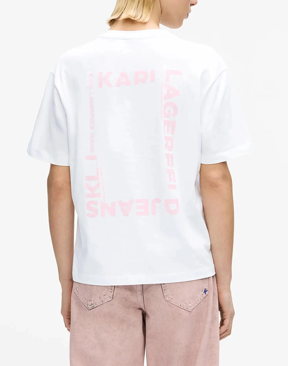 KARL LAGERFELD JEANS KLJ REG SS FRAME TEE