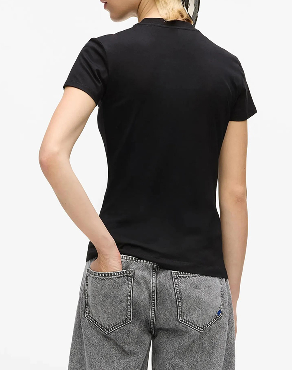 KARL LAGERFELD JEANS KLJ SLIM SS K LOGO TEE