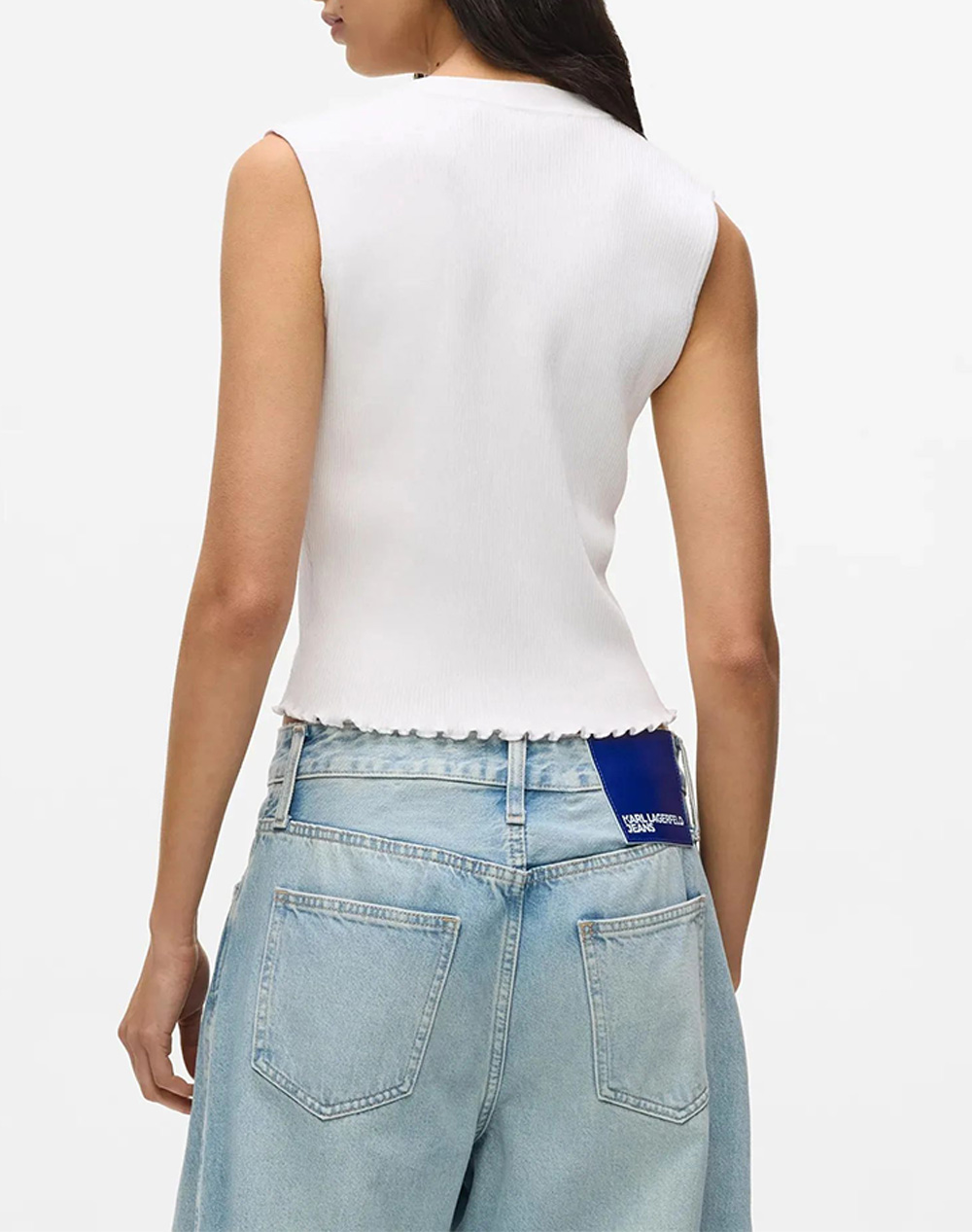 KARL LAGERFELD JEANS KLJ LIGHT KNIT TOP