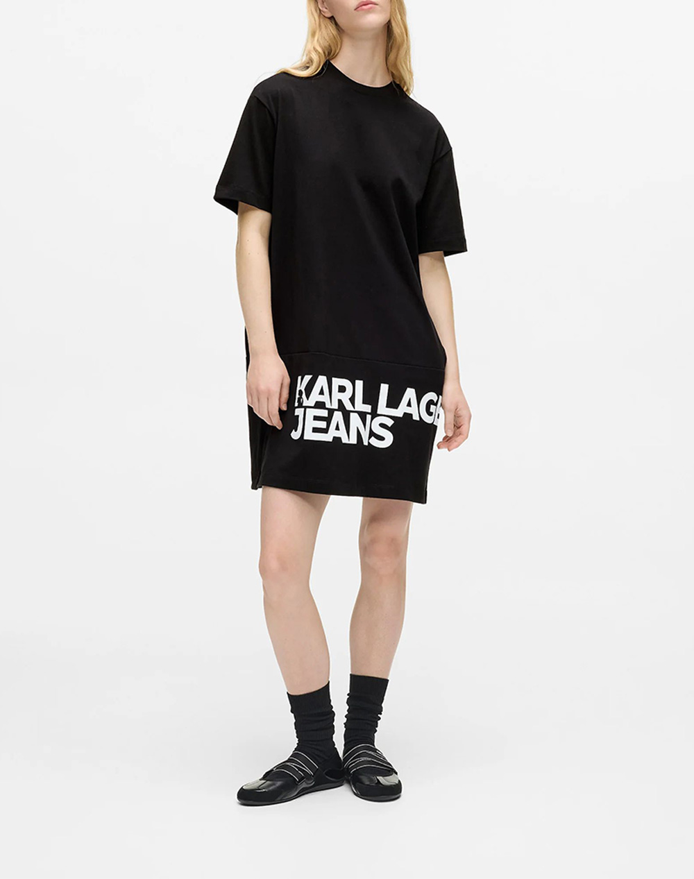 KARL LAGERFELD JEANS KLJ LOGO TEE DRESS
