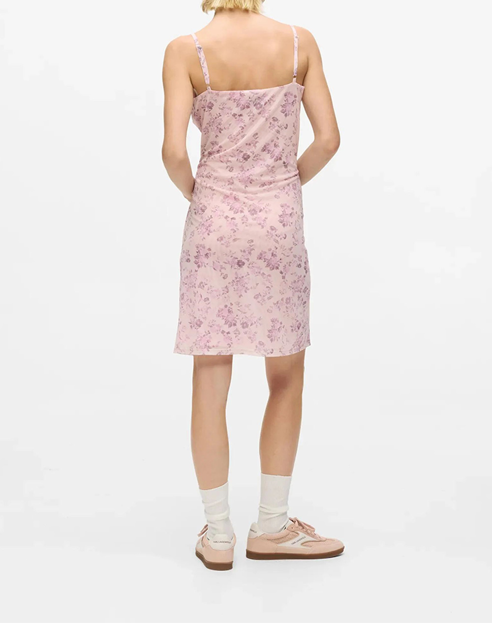 KARL LAGERFELD JEANS KLJ MESH AOP SLIP DRESS