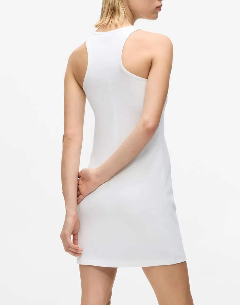 KARL LAGERFELD JEANS KLJ RIBBED LOGO DRESS