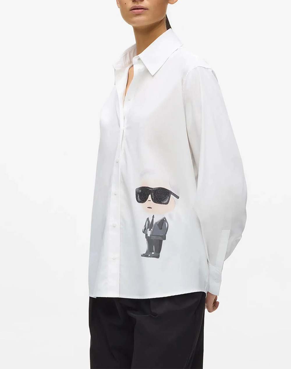 KARL LAGERFELD JEANS IKON AQUARELLE SHIRT