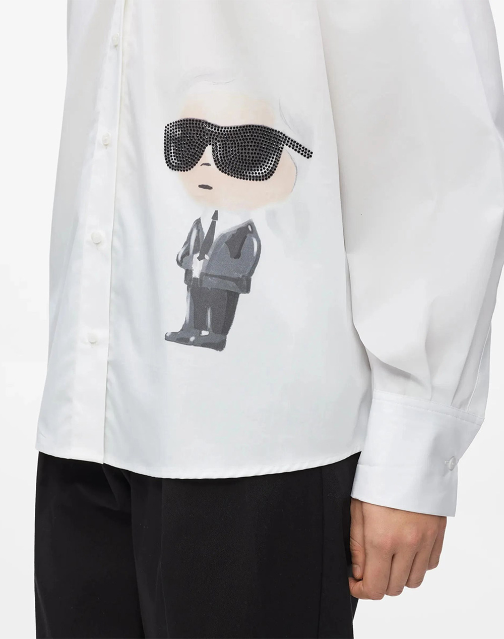 KARL LAGERFELD JEANS IKON AQUARELLE SHIRT