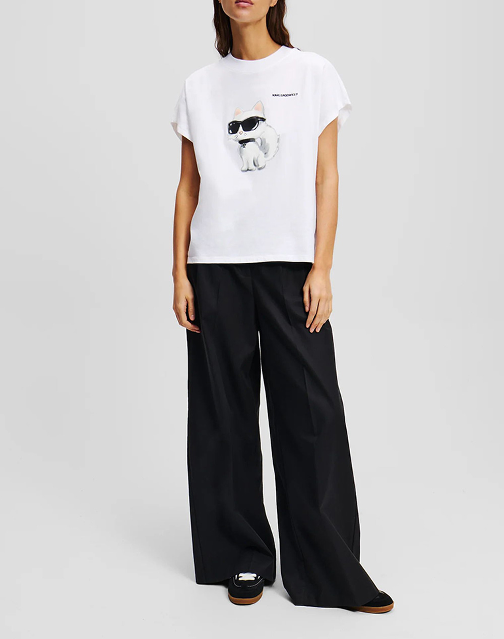 KARL LAGERFELD JEANS IKON AQUARELLE C LOOSE T-SHIRT