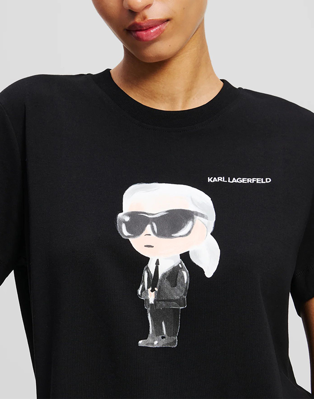 KARL LAGERFELD JEANS IKON AQUARELLE K T-SHIRT