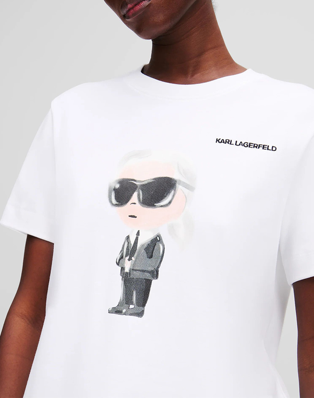 KARL LAGERFELD JEANS IKON AQUARELLE K T-SHIRT
