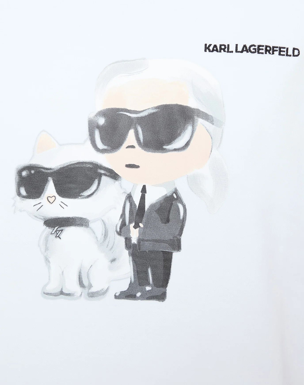 KARL LAGERFELD IKON DUO AQUARELLE T-SHIRT