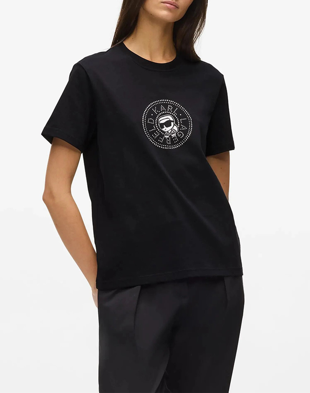 KARL LAGERFELD JEANS IKON RS CIRCLE T-SHIRT