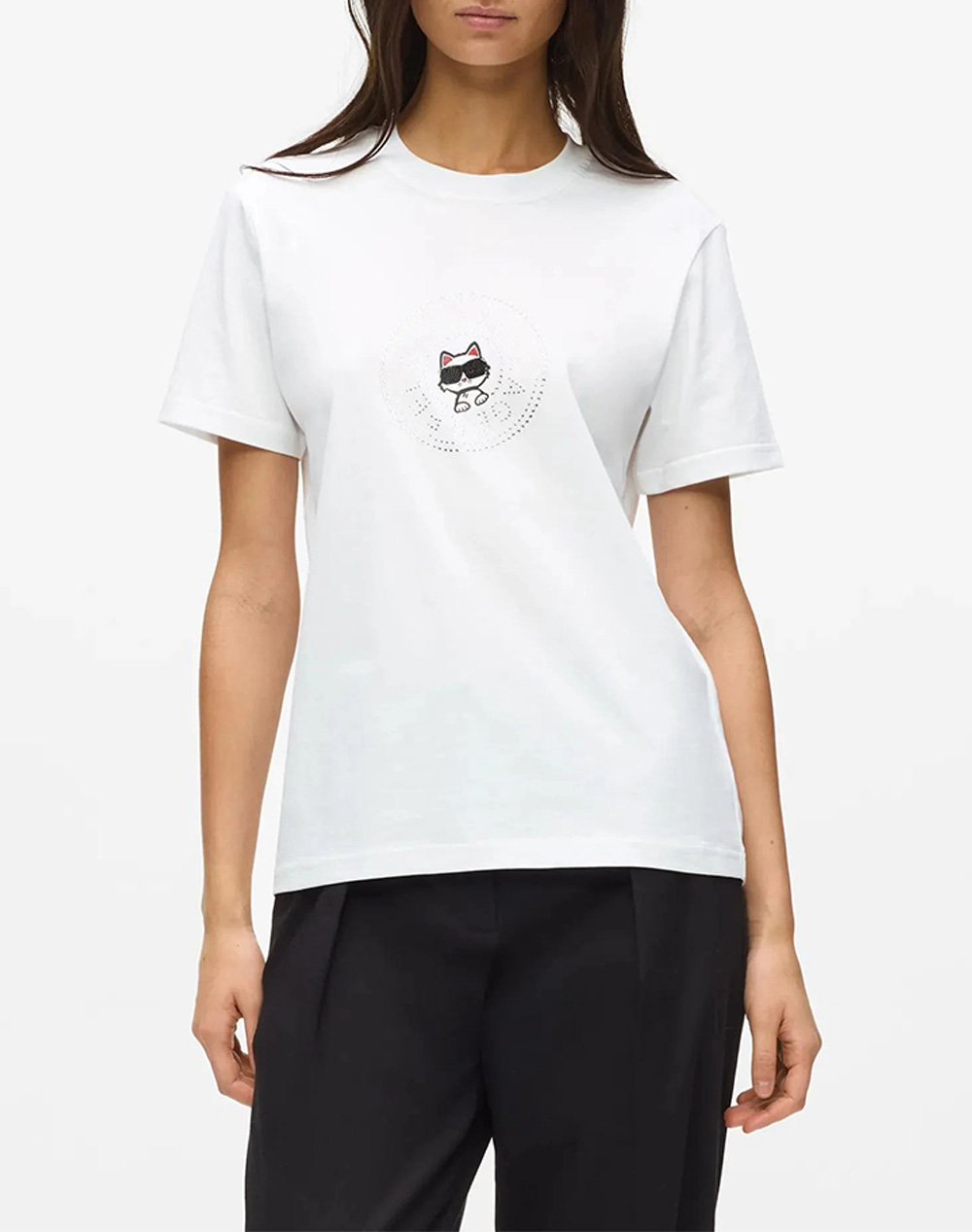 KARL LAGERFELD JEANS IKON RS CIRCLE T-SHIRT