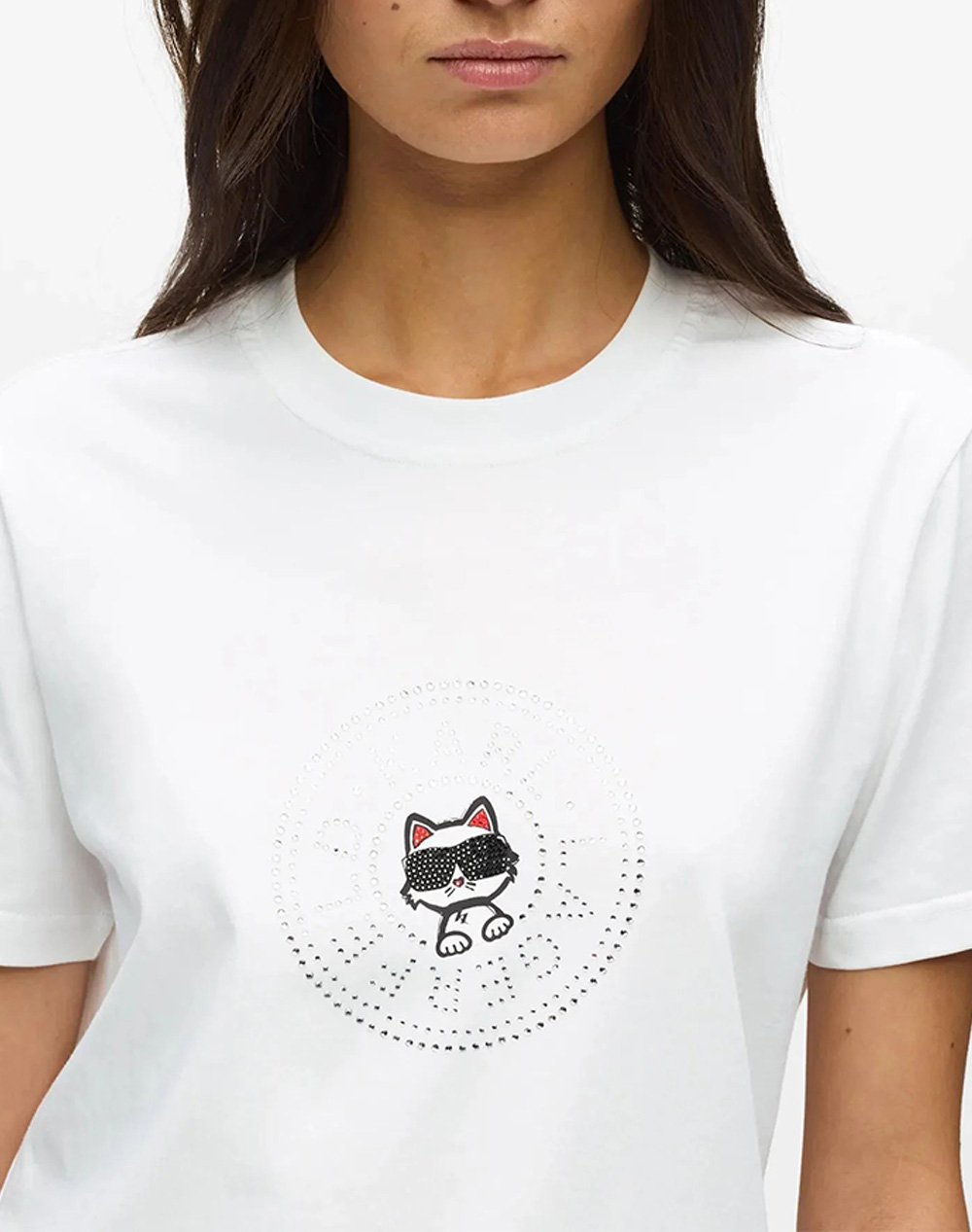 KARL LAGERFELD JEANS IKON RS CIRCLE T-SHIRT
