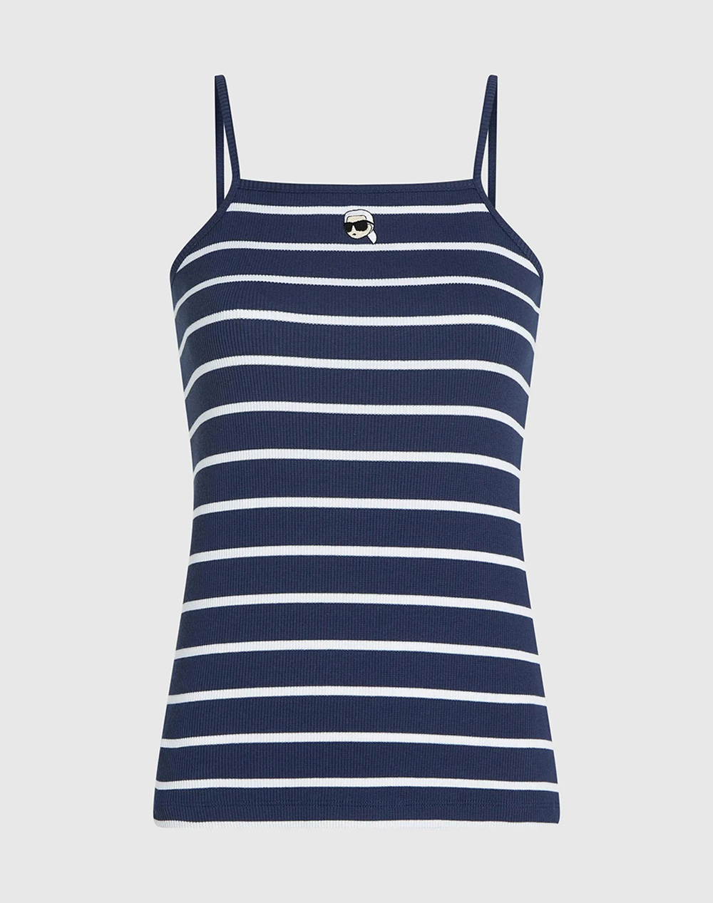 KARL LAGERFELD JEANS IKON STRIPED TANK TOP
