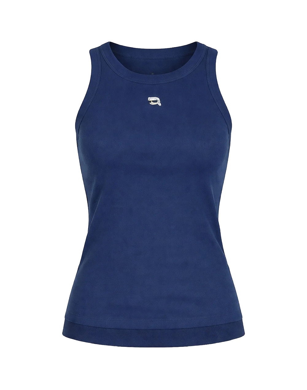KARL LAGERFELD JEANS IKON RIBBED TANK TOP