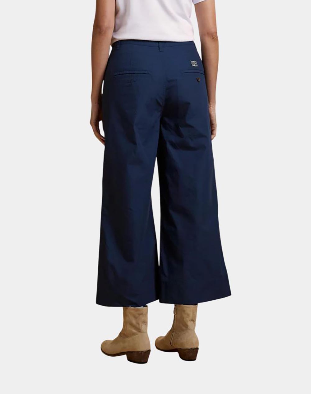 LA MARTINA ПАНТАЛОНИ WOMAN WIDE LEG PANTS HD POPLIN