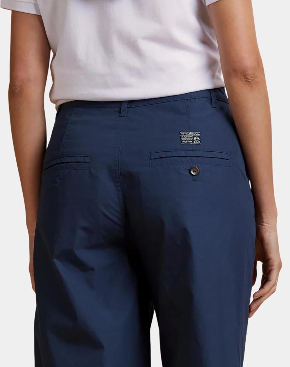 LA MARTINA ПАНТАЛОНИ WOMAN WIDE LEG PANTS HD POPLIN