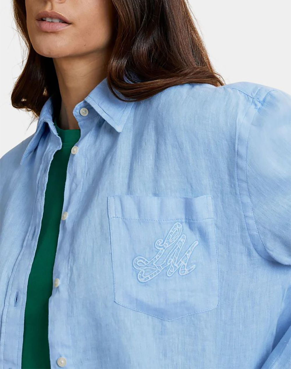 LA MARTINA РИЗА ΜΜ WOMAN SHIRT L/S LINEN