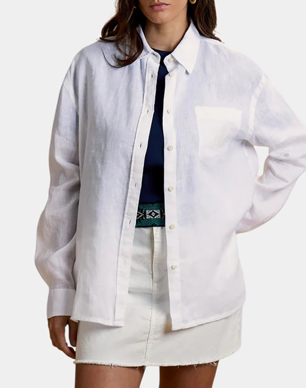 LA MARTINA РИЗА ΜΜ WOMAN SHIRT L/S LINEN